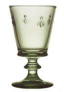 La Rochere - set of 6 Olive Green Wine glasses